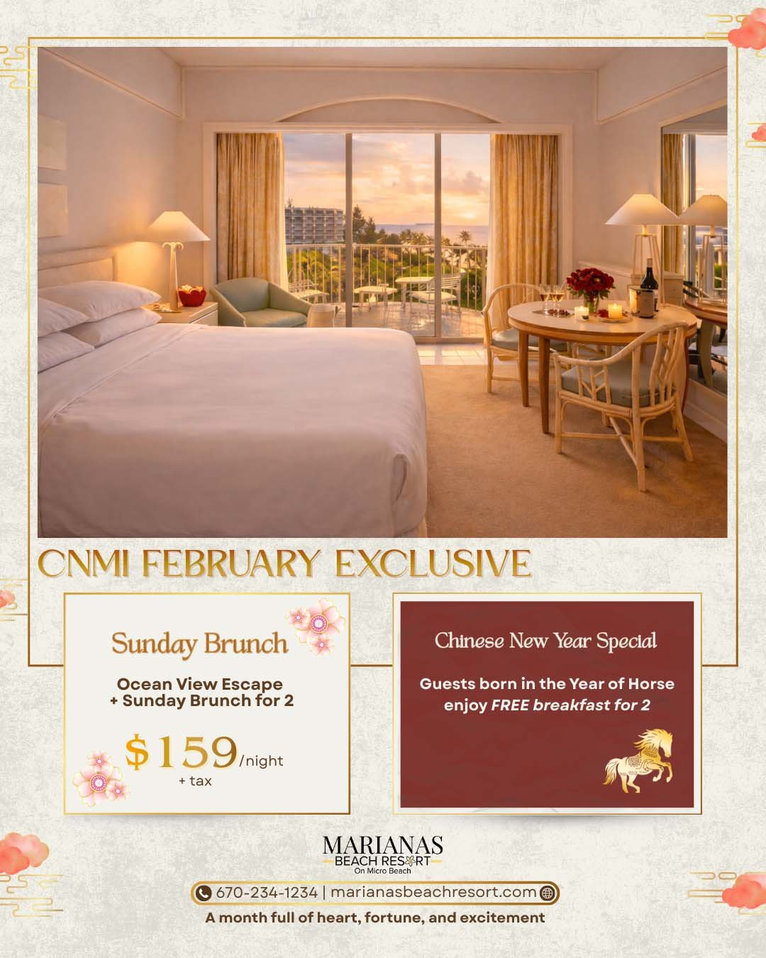 Ocean View + Sunday Brunch